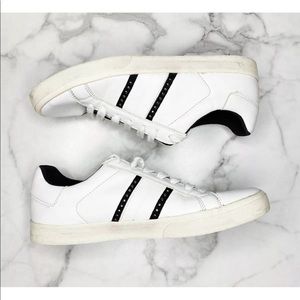 Zara Man White Studded Sneakers Shoes Size 9 42
